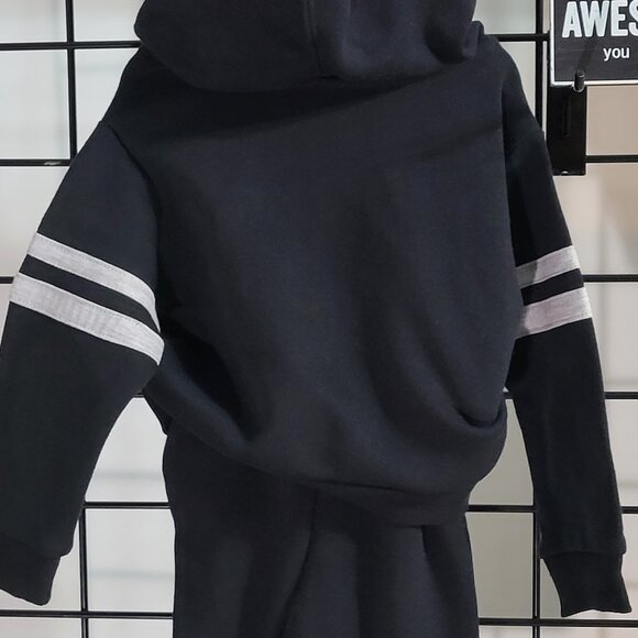 Skechers Boys' 2-Piece Hoodie and Pants Set - Black Football Graphic -18 and 24M - Picture 9 of 16